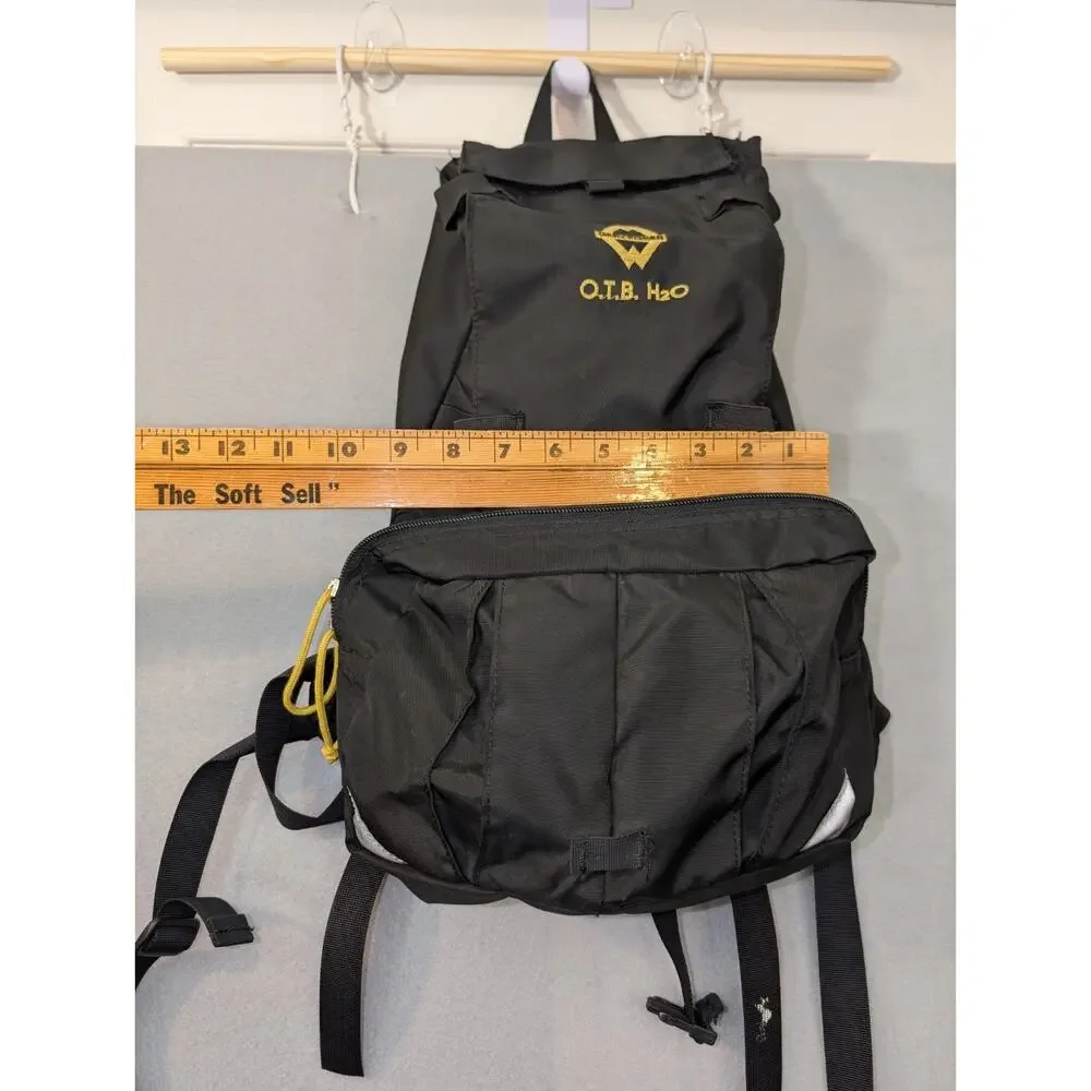 Gary Fisher O.T.B. H2O Black Hiking Backpack Padded Straps External Pockets